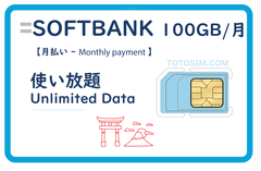 SOFTBANK 100GB MONTHLY PLAN