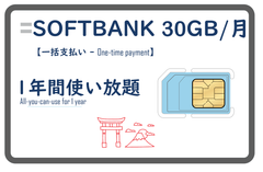 SOFTBANK 30GB/M 12MONTH